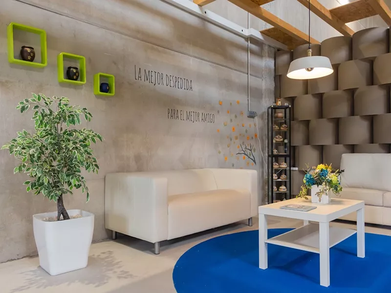 Sala de velatorio de animales en Burgos Sala de velatorio de animales Paseo a las nubes en Burgos